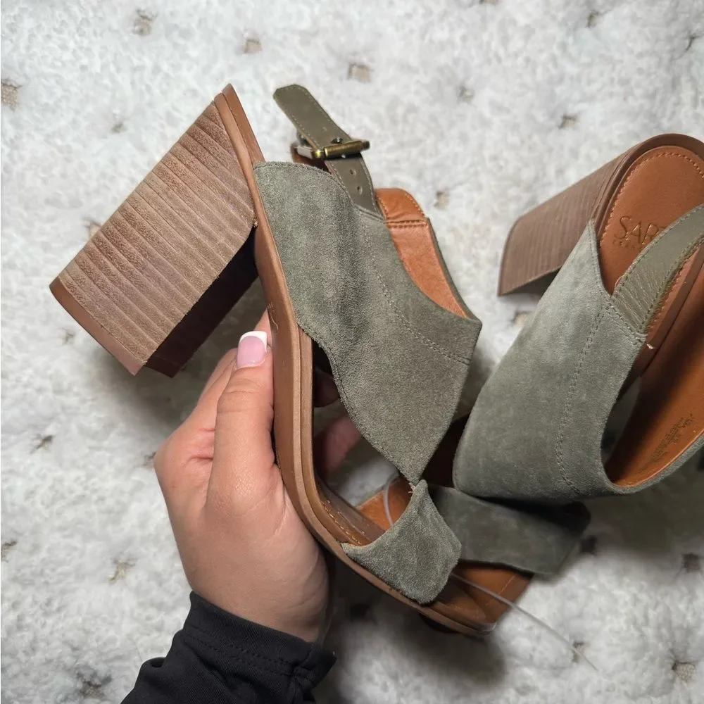 Franco Sarto stacked heel